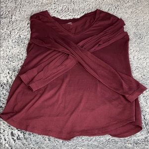 old navy fitted long sleeve